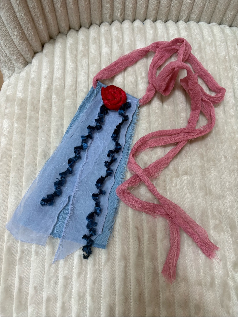 Artisan Upcycled Jabot Statement Piece